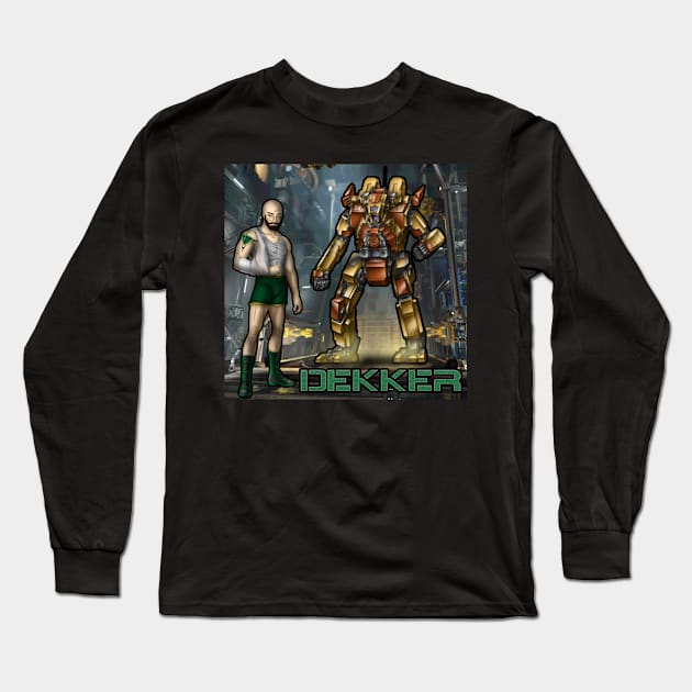 Dekker and his SDR-5V Spider Long Sleeve T-Shirt by Oswald's Oddities